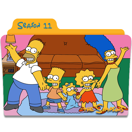 The Simpsons Season 11 Vector Icons free download in SVG PNG Format